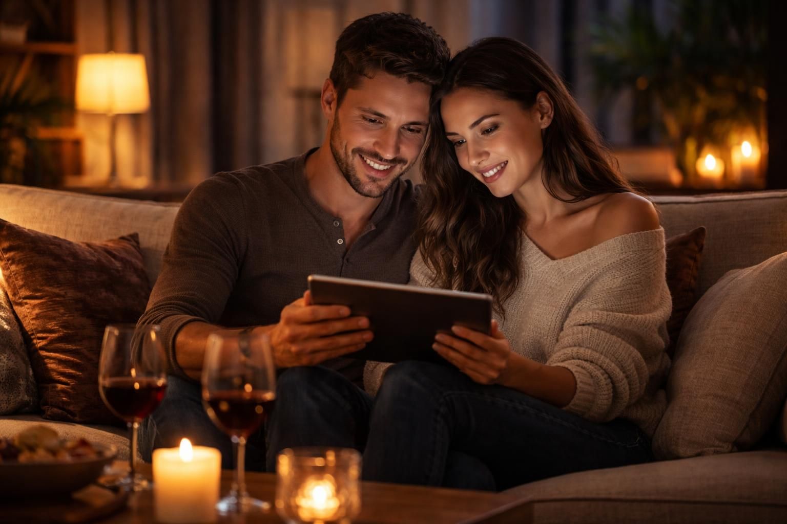 organisez une soirée couple inoubliable avec des quizz et jeux de séduction interactifs sur tablette tactile pour raviver la passion et renforcer votre complicité.
